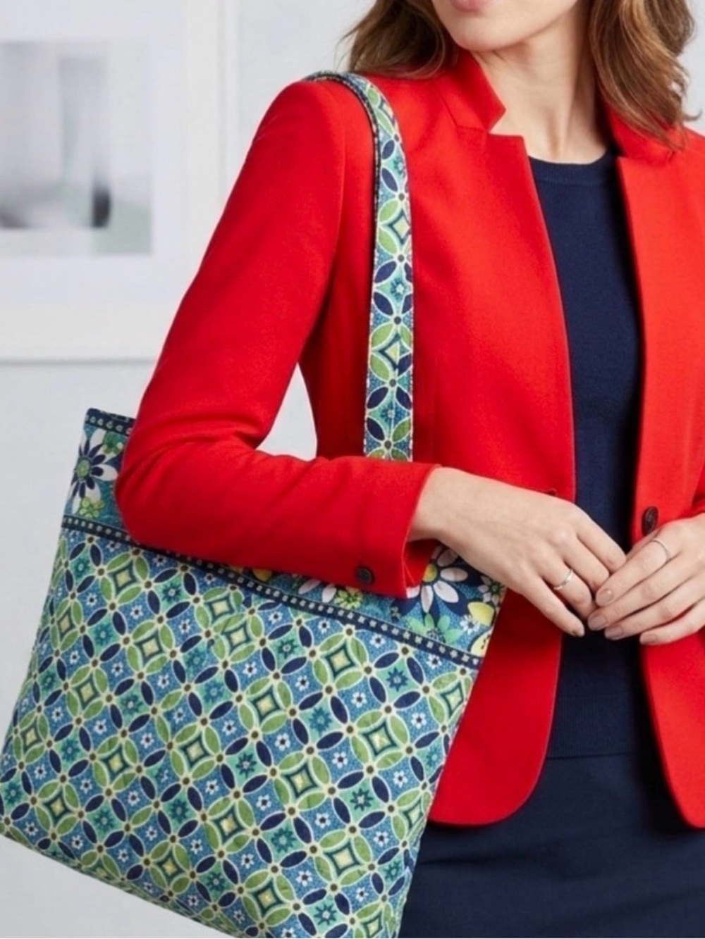 Vera Bradley Quilted Tote Bag
